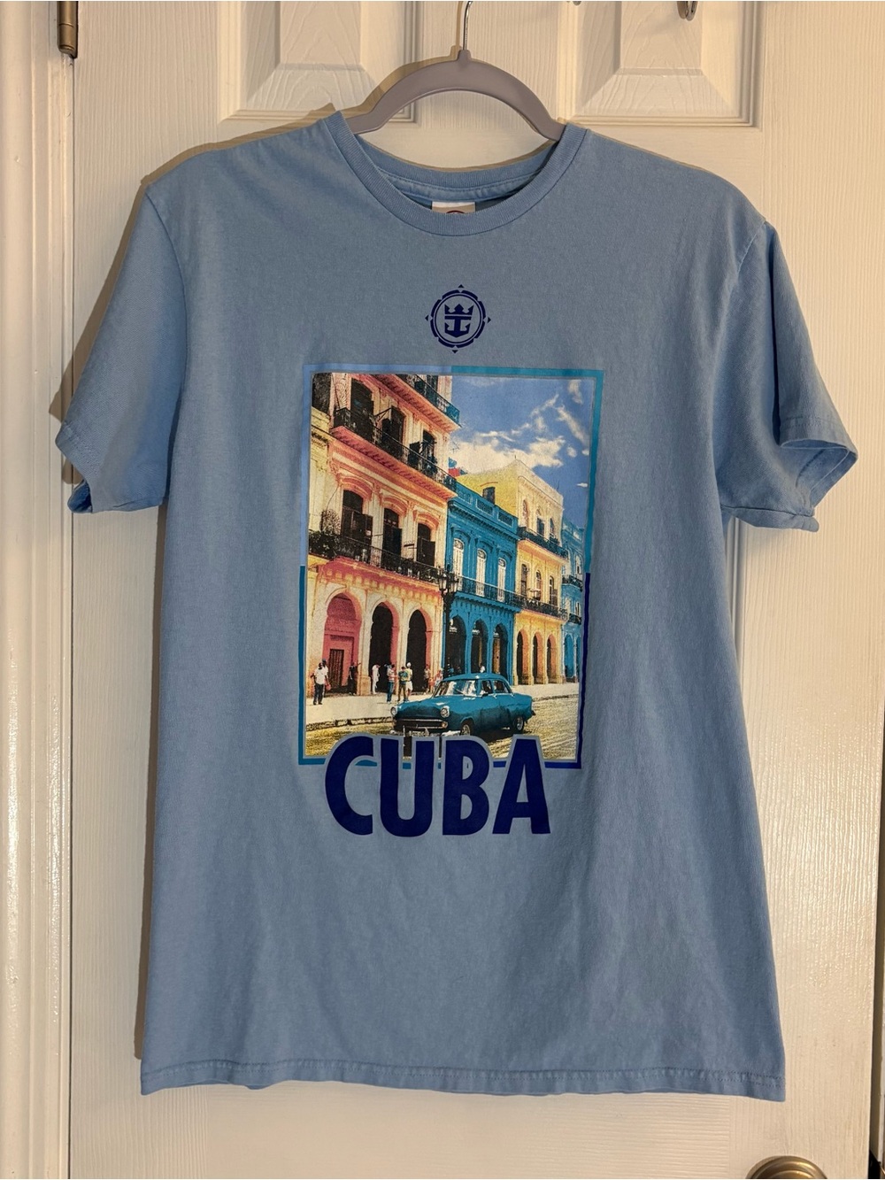 Royal Caribbean Cruise Line Cuba T-Shirt Adult Medium Blue Delta Pro Weight.